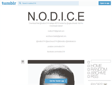 Tablet Screenshot of nodice314.tumblr.com