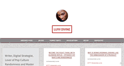 Desktop Screenshot of luvvdivine.tumblr.com