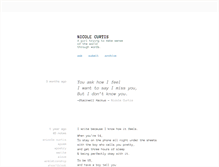 Tablet Screenshot of nicolecurtis.tumblr.com