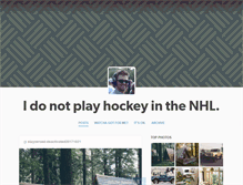 Tablet Screenshot of idonotplayhockeyinthenhl.tumblr.com