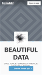 Mobile Screenshot of beautifuldata.tumblr.com