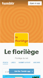 Mobile Screenshot of leflorilege.tumblr.com