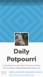 Mobile Screenshot of dailypotpourri.tumblr.com