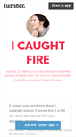 Mobile Screenshot of icaught-fire.tumblr.com