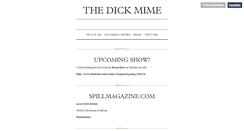 Desktop Screenshot of dickmime.tumblr.com