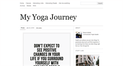 Desktop Screenshot of myyogajourney.tumblr.com