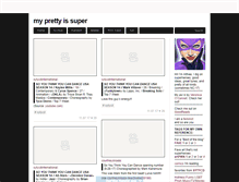 Tablet Screenshot of myprettyissuper.tumblr.com