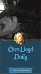 Mobile Screenshot of cherlloyddaily.tumblr.com