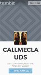 Mobile Screenshot of callmeclauds.tumblr.com