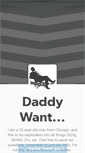 Mobile Screenshot of daddywant.tumblr.com
