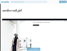 Tablet Screenshot of anothercurlygirl.tumblr.com