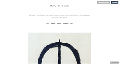 Desktop Screenshot of mactivistas.tumblr.com