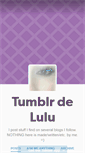 Mobile Screenshot of lulu43.tumblr.com