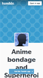 Mobile Screenshot of animebondage.tumblr.com