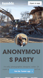 Mobile Screenshot of anonymousparty.tumblr.com