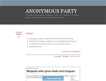 Tablet Screenshot of anonymousparty.tumblr.com