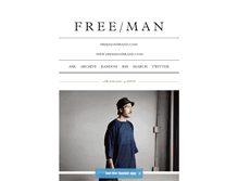 Tablet Screenshot of free-man.tumblr.com