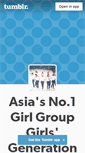 Mobile Screenshot of girlsgenerationup.tumblr.com