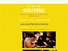 Tablet Screenshot of nicoliferraz.tumblr.com