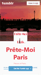 Mobile Screenshot of pretemoiparis.tumblr.com