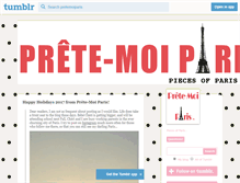 Tablet Screenshot of pretemoiparis.tumblr.com