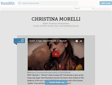 Tablet Screenshot of christinamorelli.tumblr.com