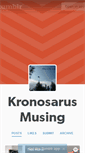 Mobile Screenshot of kronosarus.tumblr.com