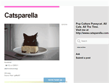 Tablet Screenshot of catsparella.tumblr.com
