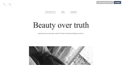 Desktop Screenshot of beautyovertruth.tumblr.com