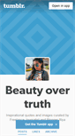 Mobile Screenshot of beautyovertruth.tumblr.com