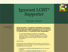 Tablet Screenshot of ignorantlgbtsupporter.tumblr.com