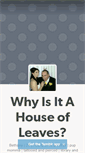 Mobile Screenshot of houseof-leaves.tumblr.com