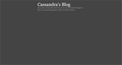 Desktop Screenshot of cassandra84.tumblr.com