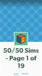 Mobile Screenshot of 5050sims.tumblr.com