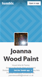 Mobile Screenshot of joannawoodpaint.tumblr.com