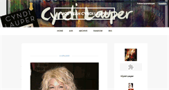 Desktop Screenshot of fycyndilauper.tumblr.com