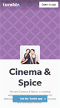 Mobile Screenshot of cinemaandspice.tumblr.com