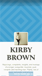 Mobile Screenshot of kirbybrownmusic.tumblr.com