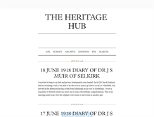 Tablet Screenshot of heritagehub.tumblr.com