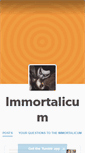 Mobile Screenshot of immortalicum.tumblr.com