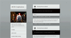 Desktop Screenshot of mcr-confess.tumblr.com
