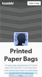 Mobile Screenshot of printedpaperbags.tumblr.com