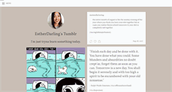 Desktop Screenshot of estherdarling.tumblr.com