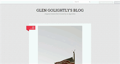 Desktop Screenshot of glengolightly.tumblr.com