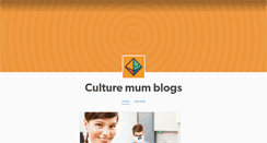 Desktop Screenshot of culturemumblogs.tumblr.com