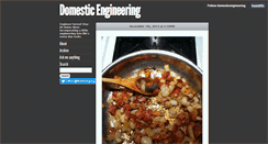 Desktop Screenshot of domesticengineering.tumblr.com