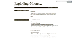 Desktop Screenshot of explodingthemoons.tumblr.com