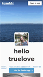 Mobile Screenshot of hellotruelove.tumblr.com