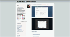 Desktop Screenshot of bonnaroo2009.tumblr.com