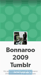 Mobile Screenshot of bonnaroo2009.tumblr.com